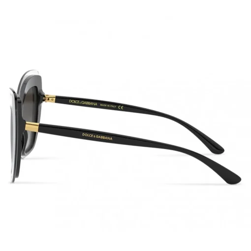 Dolce & Gabbana Eyewear Sunglasses & Eyewear-Dolce & Gabbana - Butterfly Sunglasses Double Line - Gold on Black - Dolce & Gabbana Eyewear - Avvenice