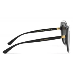 Dolce & Gabbana Eyewear Sunglasses & Eyewear-Dolce & Gabbana - Butterfly Sunglasses Double Line - Gold on Black - Dolce & Gabbana Eyewear - Avvenice