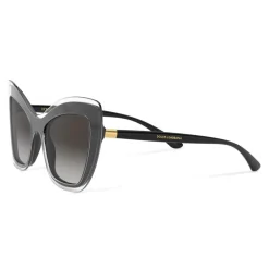 Dolce & Gabbana Eyewear Sunglasses & Eyewear-Dolce & Gabbana - Butterfly Sunglasses Double Line - Gold on Black - Dolce & Gabbana Eyewear - Avvenice