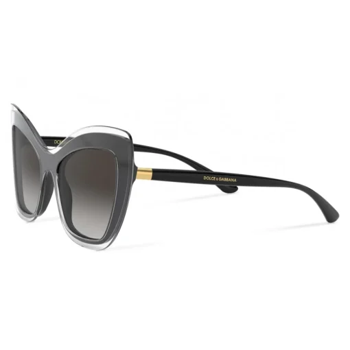 Dolce & Gabbana Eyewear Sunglasses & Eyewear-Dolce & Gabbana - Butterfly Sunglasses Double Line - Gold on Black - Dolce & Gabbana Eyewear - Avvenice