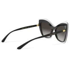 Dolce & Gabbana Eyewear Sunglasses & Eyewear-Dolce & Gabbana - Butterfly Sunglasses Double Line - Gold on Black - Dolce & Gabbana Eyewear - Avvenice