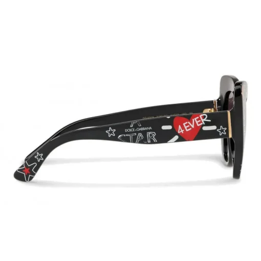 Dolce & Gabbana Eyewear Sunglasses & Eyewear-Dolce & Gabbana - Butterfly Sunglasses in Acetate Print Graffiti - Dolce & Gabbana Eyewear - Avvenice