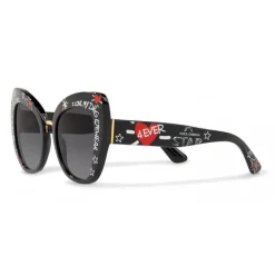 Dolce & Gabbana Eyewear Sunglasses & Eyewear-Dolce & Gabbana - Butterfly Sunglasses in Acetate Print Graffiti - Dolce & Gabbana Eyewear - Avvenice