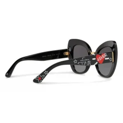 Dolce & Gabbana Eyewear Sunglasses & Eyewear-Dolce & Gabbana - Butterfly Sunglasses in Acetate Print Graffiti - Dolce & Gabbana Eyewear - Avvenice