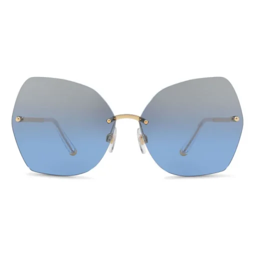 Dolce & Gabbana Eyewear Sunglasses & Eyewear-Dolce & Gabbana - Butterfly Sunglasses with Metallic Details - Brilliant Gold - Dolce & Gabbana Eyewear - Avvenice