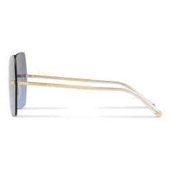 Dolce & Gabbana Eyewear Sunglasses & Eyewear-Dolce & Gabbana - Butterfly Sunglasses with Metallic Details - Brilliant Gold - Dolce & Gabbana Eyewear - Avvenice