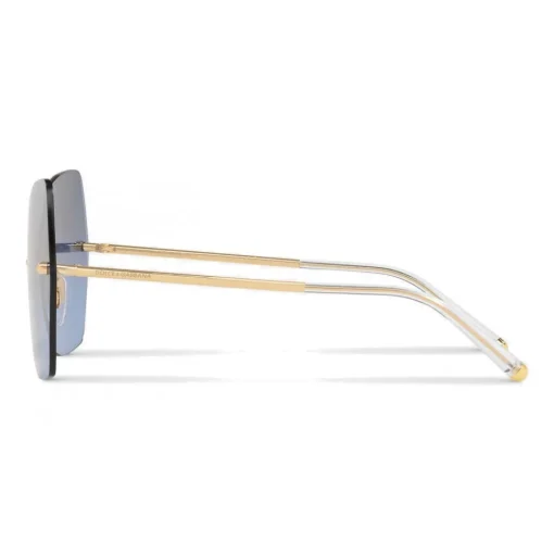 Dolce & Gabbana Eyewear Sunglasses & Eyewear-Dolce & Gabbana - Butterfly Sunglasses with Metallic Details - Brilliant Gold - Dolce & Gabbana Eyewear - Avvenice