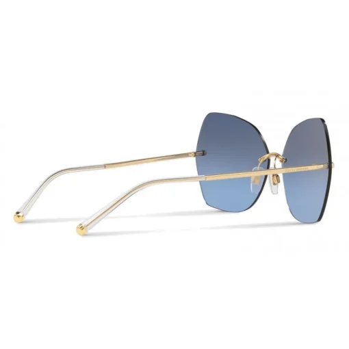 Dolce & Gabbana Eyewear Sunglasses & Eyewear-Dolce & Gabbana - Butterfly Sunglasses with Metallic Details - Brilliant Gold - Dolce & Gabbana Eyewear - Avvenice