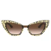 Dolce & Gabbana Eyewear Sunglasses & Eyewear-Dolce & Gabbana - Cat Eye Sunglasses Print Family - Leo Glitter - Dolce & Gabbana Eyewear - Avvenice