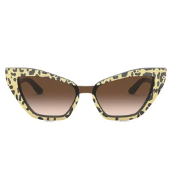 Dolce & Gabbana Eyewear Sunglasses & Eyewear-Dolce & Gabbana - Cat Eye Sunglasses Print Family - Leo Glitter - Dolce & Gabbana Eyewear - Avvenice