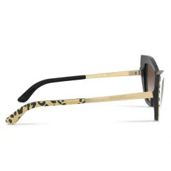 Dolce & Gabbana Eyewear Sunglasses & Eyewear-Dolce & Gabbana - Cat Eye Sunglasses Print Family - Leo Glitter - Dolce & Gabbana Eyewear - Avvenice