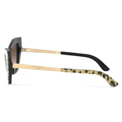 Dolce & Gabbana Eyewear Sunglasses & Eyewear-Dolce & Gabbana - Cat Eye Sunglasses Print Family - Leo Glitter - Dolce & Gabbana Eyewear - Avvenice
