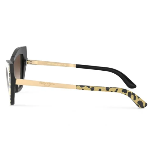 Dolce & Gabbana Eyewear Sunglasses & Eyewear-Dolce & Gabbana - Cat Eye Sunglasses Print Family - Leo Glitter - Dolce & Gabbana Eyewear - Avvenice