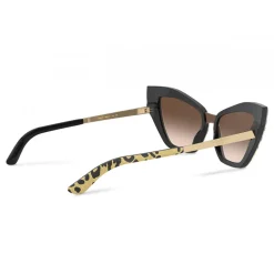 Dolce & Gabbana Eyewear Sunglasses & Eyewear-Dolce & Gabbana - Cat Eye Sunglasses Print Family - Leo Glitter - Dolce & Gabbana Eyewear - Avvenice