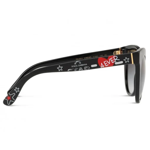 Dolce & Gabbana Eyewear Sunglasses & Eyewear-Dolce & Gabbana - Cat Eye Sunglasses Print Family - Black Gradient - Dolce & Gabbana Eyewear - Avvenice