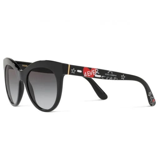Dolce & Gabbana Eyewear Sunglasses & Eyewear-Dolce & Gabbana - Cat Eye Sunglasses Print Family - Black Gradient - Dolce & Gabbana Eyewear - Avvenice