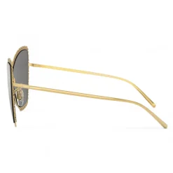 Dolce & Gabbana Eyewear Sunglasses & Eyewear-Dolce & Gabbana - Cat Eye Sunglasses Devotion - Gold Damasco - Dolce & Gabbana Eyewear - Avvenice