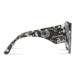Dolce & Gabbana Eyewear Sunglasses & Eyewear-Dolce & Gabbana - Cat-Eye Sunglasses in Acetate Lace - Gradient Black Lace - Dolce & Gabbana Eyewear - Avvenice