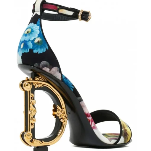 Dolce & Gabbana Shoes-Dolce & Gabbana - Charmeuse Baroque Sandals - Dolce & Gabbana Exclusive Luxury Collection - Avvenice