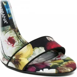 Dolce & Gabbana Shoes-Dolce & Gabbana - Charmeuse Baroque Sandals - Dolce & Gabbana Exclusive Luxury Collection - Avvenice
