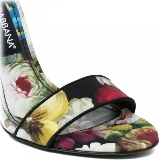 Dolce & Gabbana Shoes-Dolce & Gabbana - Charmeuse Baroque Sandals - Dolce & Gabbana Exclusive Luxury Collection - Avvenice