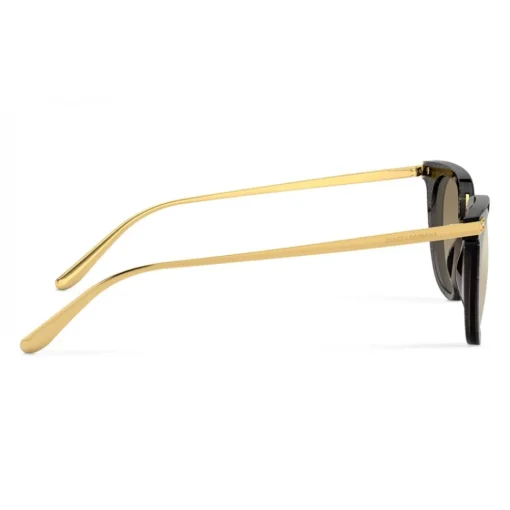 Dolce & Gabbana Eyewear Sunglasses & Eyewear-Dolce & Gabbana - Classic Sunglasses Plaque Logo - Golden Pois on Black - Dolce & Gabbana Eyewear - Avvenice