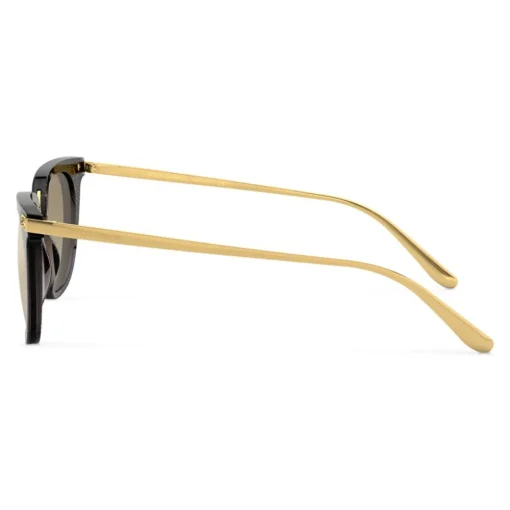 Dolce & Gabbana Eyewear Sunglasses & Eyewear-Dolce & Gabbana - Classic Sunglasses Plaque Logo - Golden Pois on Black - Dolce & Gabbana Eyewear - Avvenice