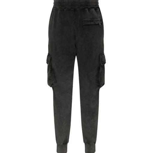 Dolce & Gabbana Trousers-Dolce & Gabbana - Dark Grey Tapered Cargo Trousers - Dolce & Gabbana Exclusive Luxury Collection - Avvenice