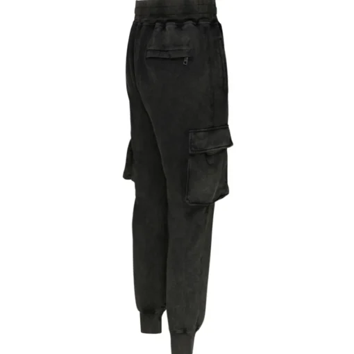 Dolce & Gabbana Trousers-Dolce & Gabbana - Dark Grey Tapered Cargo Trousers - Dolce & Gabbana Exclusive Luxury Collection - Avvenice