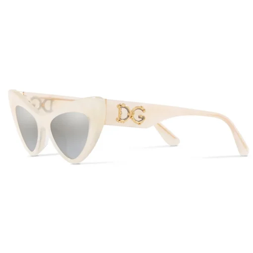 Dolce & Gabbana Eyewear Sunglasses & Eyewear-Dolce & Gabbana - Devotion Sunglasses - White - Dolce & Gabbana Eyewear - Avvenice