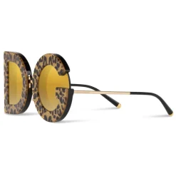 Dolce & Gabbana Eyewear Sunglasses & Eyewear-Dolce & Gabbana - DG Leo Sunglasses - Gold - Dolce & Gabbana Eyewear - Avvenice