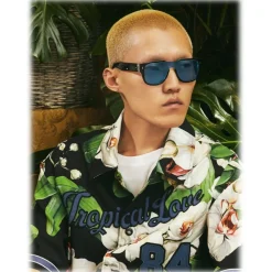 Dolce & Gabbana Eyewear Sunglasses & Eyewear-Dolce & Gabbana - Domenico Mask Sunglasses - Black Blue - Dolce & Gabbana Eyewear - Avvenice