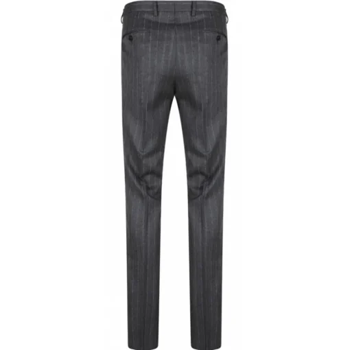 Dolce & Gabbana Dresses-Dolce & Gabbana - Grey Striped Suit - Dolce & Gabbana Exclusive Luxury Collection - Avvenice