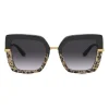 Dolce & Gabbana Eyewear Sunglasses & Eyewear-Dolce & Gabbana - Half Print Sunglasses - Black - Dolce & Gabbana Eyewear - Avvenice