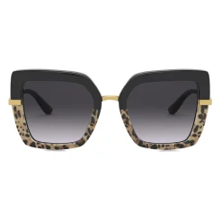 Dolce & Gabbana Eyewear Sunglasses & Eyewear-Dolce & Gabbana - Half Print Sunglasses - Black - Dolce & Gabbana Eyewear - Avvenice