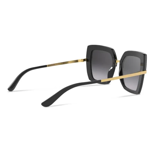 Dolce & Gabbana Eyewear Sunglasses & Eyewear-Dolce & Gabbana - Half Print Sunglasses - Black - Dolce & Gabbana Eyewear - Avvenice