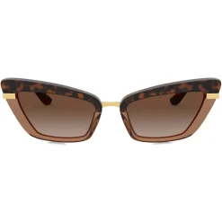 Dolce & Gabbana Eyewear Sunglasses & Eyewear-Dolce & Gabbana - Half Print Sunglasses - Havana - Dolce & Gabbana Eyewear - Avvenice