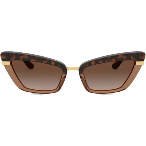 Dolce & Gabbana Eyewear Sunglasses & Eyewear-Dolce & Gabbana - Half Print Sunglasses - Havana - Dolce & Gabbana Eyewear - Avvenice