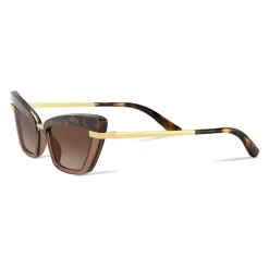 Dolce & Gabbana Eyewear Sunglasses & Eyewear-Dolce & Gabbana - Half Print Sunglasses - Havana - Dolce & Gabbana Eyewear - Avvenice