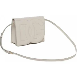 Dolce & Gabbana Bags-Dolce & Gabbana - Ivory DG Crossbody Bag - Dolce & Gabbana Exclusive Luxury Collection - Avvenice