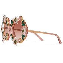 Dolce & Gabbana Eyewear Sunglasses & Eyewear-Dolce & Gabbana - Lilium Sunglasses - Pink - Dolce & Gabbana Eyewear - Avvenice