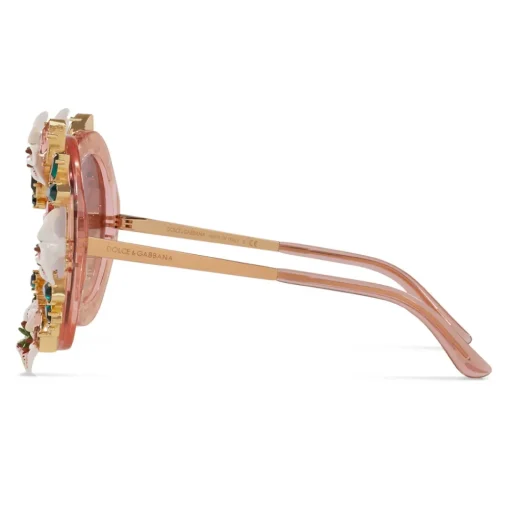 Dolce & Gabbana Eyewear Sunglasses & Eyewear-Dolce & Gabbana - Lilium Sunglasses - Pink - Dolce & Gabbana Eyewear - Avvenice