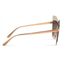 Dolce & Gabbana Eyewear Sunglasses & Eyewear-Dolce & Gabbana - Mask Sunglasses Plaque Logo - Matt Brown - Dolce & Gabbana Eyewear - Avvenice