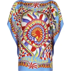 Dolce & Gabbana Tops-Dolce & Gabbana - Multicolor Top - Dolce & Gabbana Exclusive Luxury Collection - Avvenice