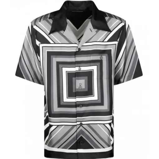 Dolce & Gabbana Shirts-Dolce & Gabbana - Multi-Striped Silk Shirt - Dolce & Gabbana Exclusive Luxury Collection - Avvenice
