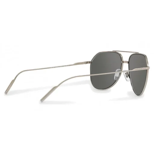 Dolce & Gabbana Eyewear Sunglasses & Eyewear-Dolce & Gabbana - Pilot Sunglasses in Gold Plated Metal - Plated Silver - Dolce & Gabbana Eyewear - Avvenice