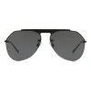 Dolce & Gabbana Eyewear Sunglasses & Eyewear-Dolce & Gabbana - Pilot Sunglasses in Metal - Black Matt - Dolce & Gabbana Eyewear - Avvenice