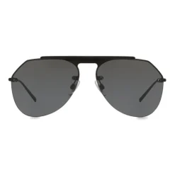 Dolce & Gabbana Eyewear Sunglasses & Eyewear-Dolce & Gabbana - Pilot Sunglasses in Metal - Black Matt - Dolce & Gabbana Eyewear - Avvenice
