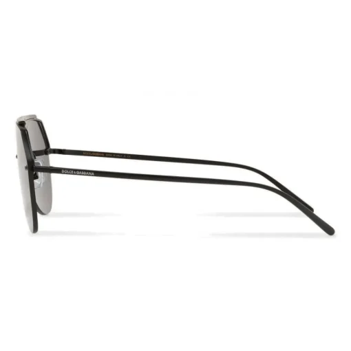 Dolce & Gabbana Eyewear Sunglasses & Eyewear-Dolce & Gabbana - Pilot Sunglasses in Metal - Black Matt - Dolce & Gabbana Eyewear - Avvenice