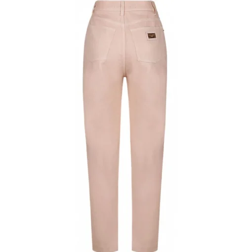 Dolce & Gabbana Trousers-Dolce & Gabbana - Pink Denim Jeans - Dolce & Gabbana Exclusive Luxury Collection - Avvenice